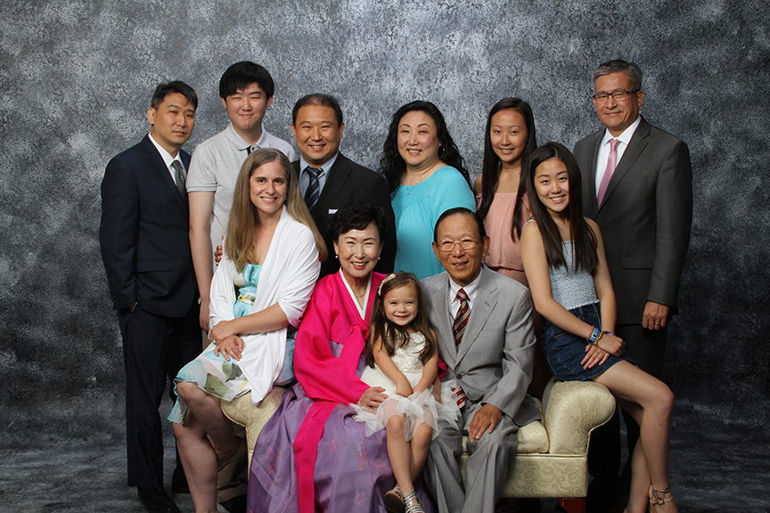 large photo studio for big family