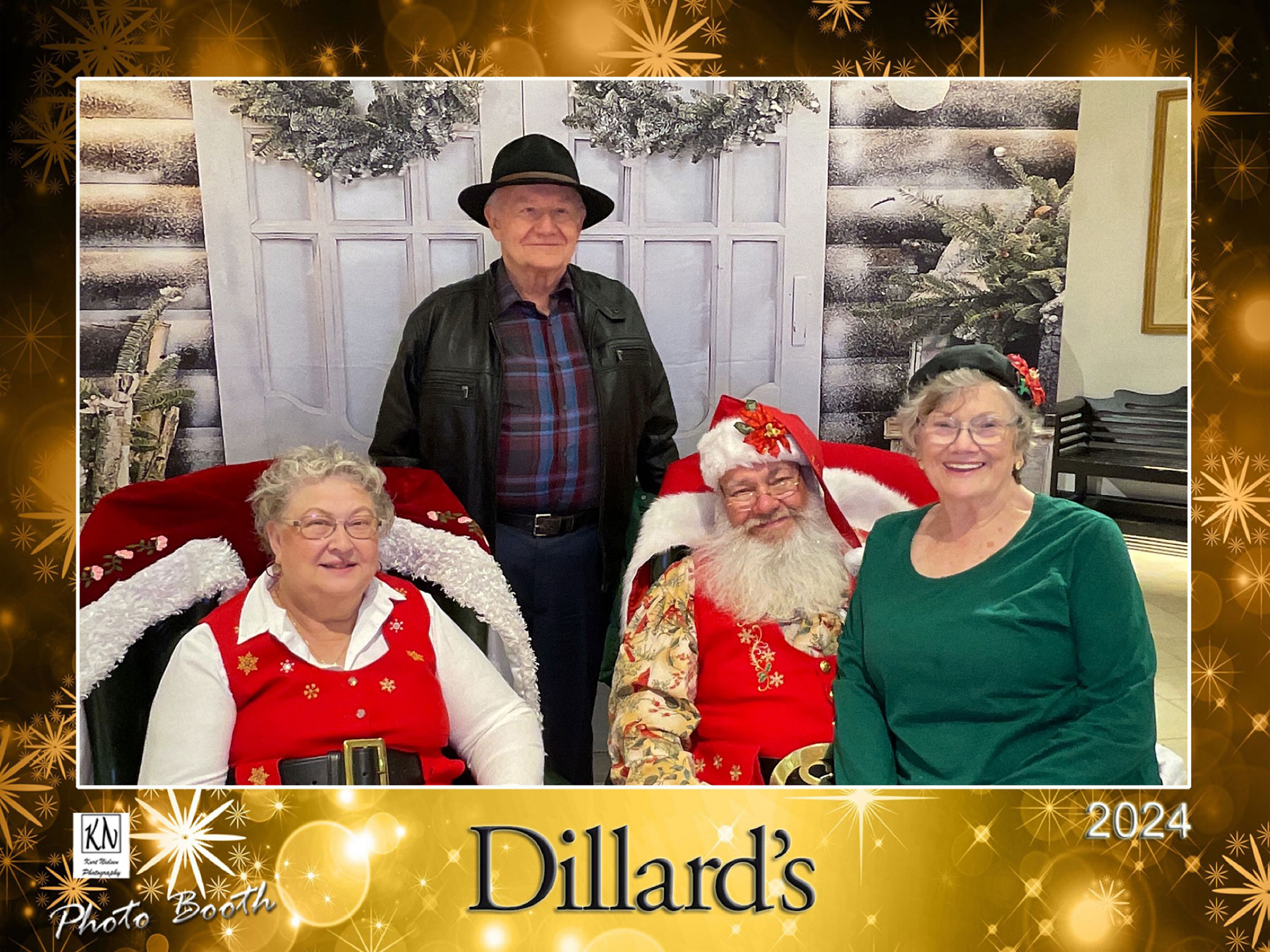 photo booth for store photos with santa