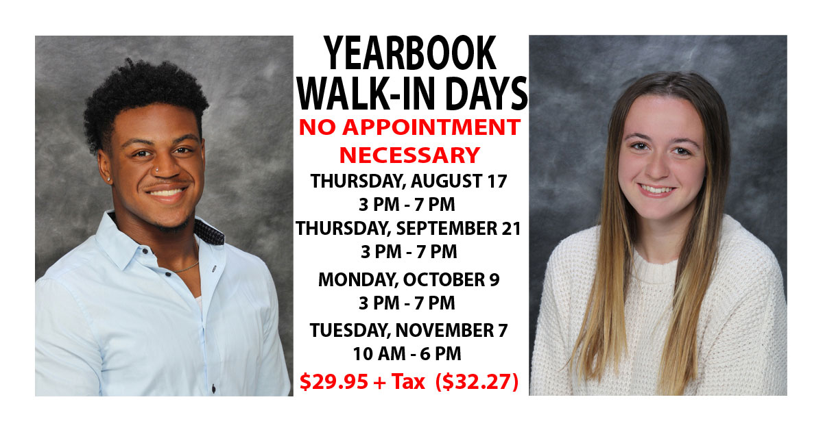 Senior Yearbook Photography Walk-In Dates Toledo